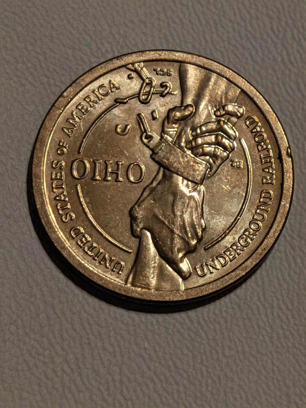 2023 D Ohio $1 Coin - Gold Tone Very Low Mintage